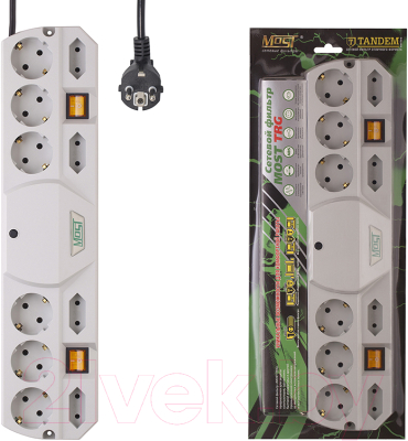 Изображение товара Сетевой фильтр Most TRG-Б-2М (белый)