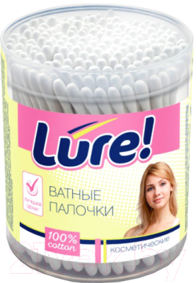 

Ватные палочки Lure, 100% cotton стакан