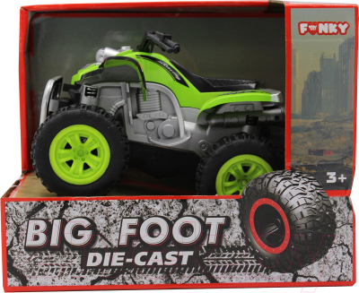 Квадроцикл игрушечный Funky Toys Die-Cast / FT61064 (зеленый)
