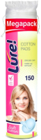 Ватные диски Lure 100% cotton (150шт) - 