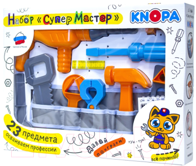 Набор инструментов игрушечный Knopa СуперМастер / 87075