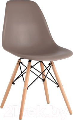 Стул Stool Group Eames / 8056PP (темно-серый/деревянные ножки)