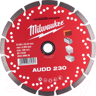 

Отрезной диск алмазный Milwaukee, 4932399826