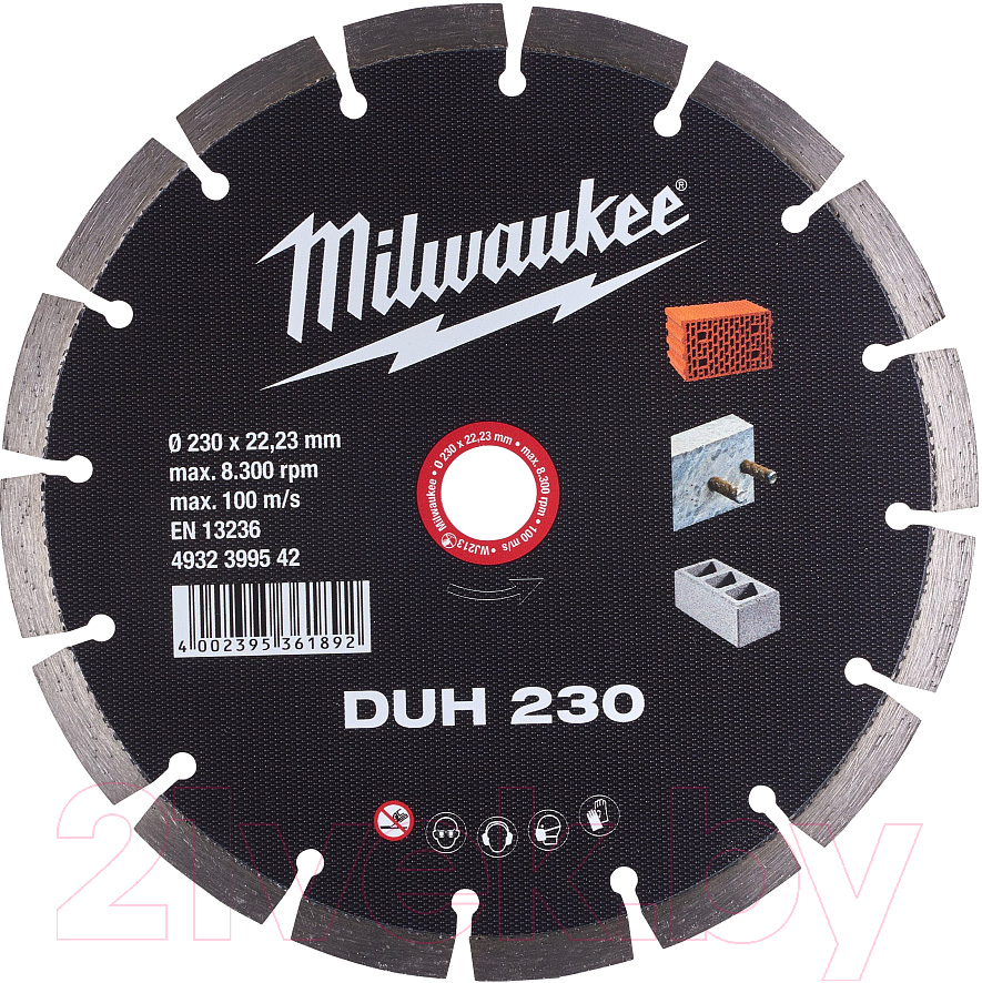 Отрезной диск алмазный Milwaukee 4932399542