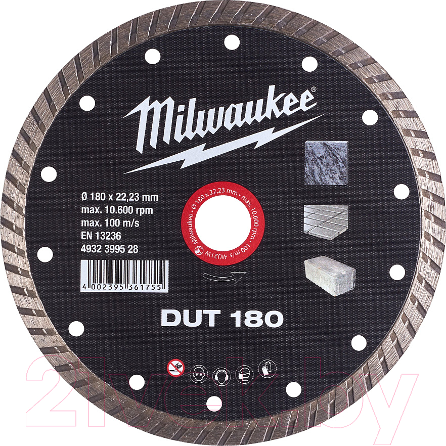 Отрезной диск алмазный Milwaukee 4932399528