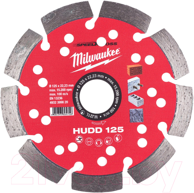 

Отрезной диск алмазный Milwaukee, 4932399820