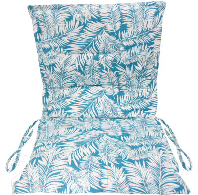 Подушка для садовой мебели Эскар Sky Palma 50х100 / 125062100 (белый/голубой)