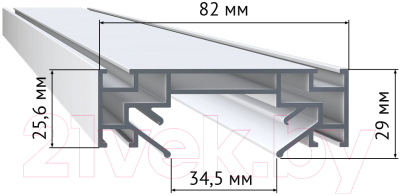 Профиль для шинопровода ST Luce ST001.129.00