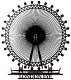 Декор настенный Arthata Колесо обозрения 25x50-B / 082-1 (черный) - 