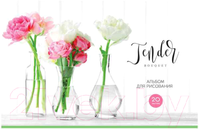 

Альбом для рисования ArtSpace, Цветы. Tender Bouquet / А20ф-33625