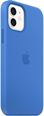 Чехол-накладка Apple Silicone Case with MagSafe для iPhone 12/12 Pro / MJYY3 (Capri Blue)