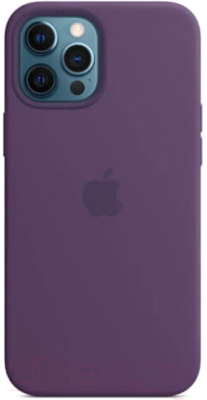 Чехол-накладка Apple Silicone Case with MagSafe для iPhone 12 Pro Max / MK083 (Amethyst)