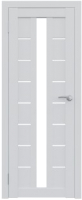 Дверь межкомнатная Юни Амати 17 80x200 (бьянко/стекло белое) - 