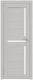 Дверь межкомнатная Юни Амати 18 40x200 (сканди классик/стекло белое) - 