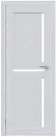 Дверь межкомнатная Юни Амати 18 40x200 (бьянко/стекло белое) - 