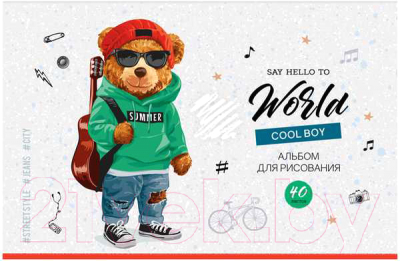 

Альбом для рисования ArtSpace, Рисунки. Hipster Bear / А40-33635
