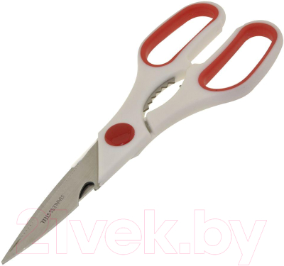 Ножницы кухонные Мультидом AN60-34 (белые ручки)