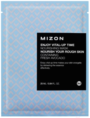 Маска для лица тканевая Mizon Enjoy Vital Up Time Mask Avocado extract (23г)