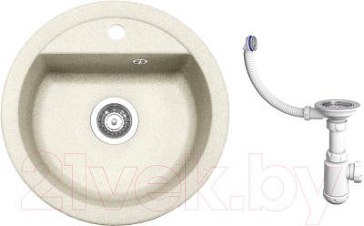 

Мойка кухонная Nova by Fosto, 51 N + сифон Grand 3 1/2"