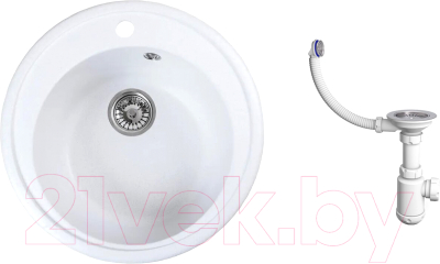 

Мойка кухонная Nova by Fosto, 51 K + сифон Grand 3 1/2"