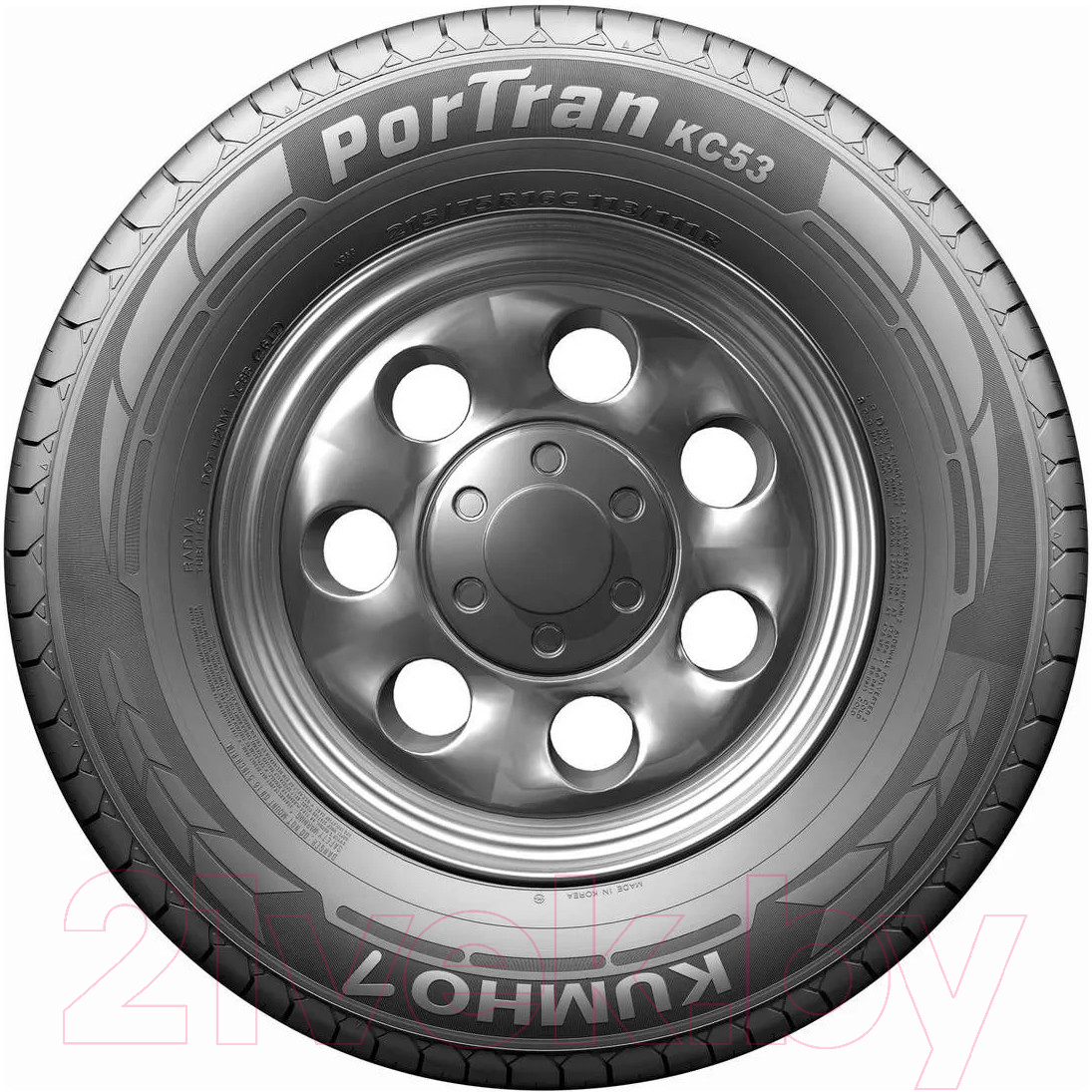 Летняя легкогрузовая шина Kumho PorTran KC53 175R13C 94/92P — фото 3