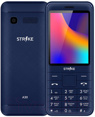 Мобильный телефон Strike A30 (синий)