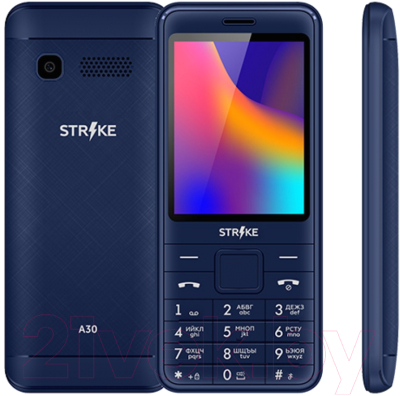 Мобильный телефон Strike A30 (синий)