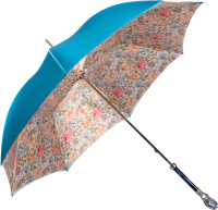 

Зонт-трость Pasotti, Roselline Swarovski Blu Fiore