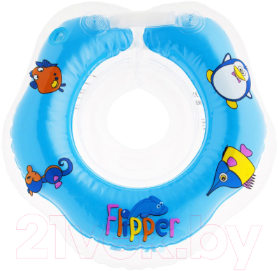 Круг для купания Roxy-Kids Flipper FL001 (голубой)