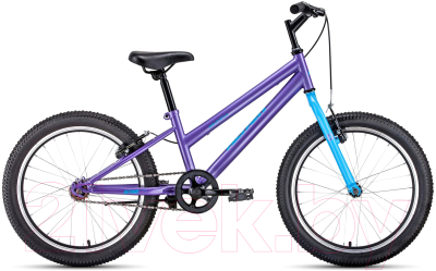 Детский велосипед Forward Altair MTB HT 20 2021 / 1BKT1J101008 (фиолетовый/голубой)