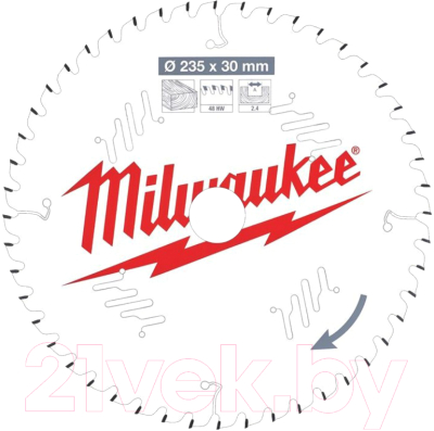 

Пильный диск Milwaukee, 4932471307