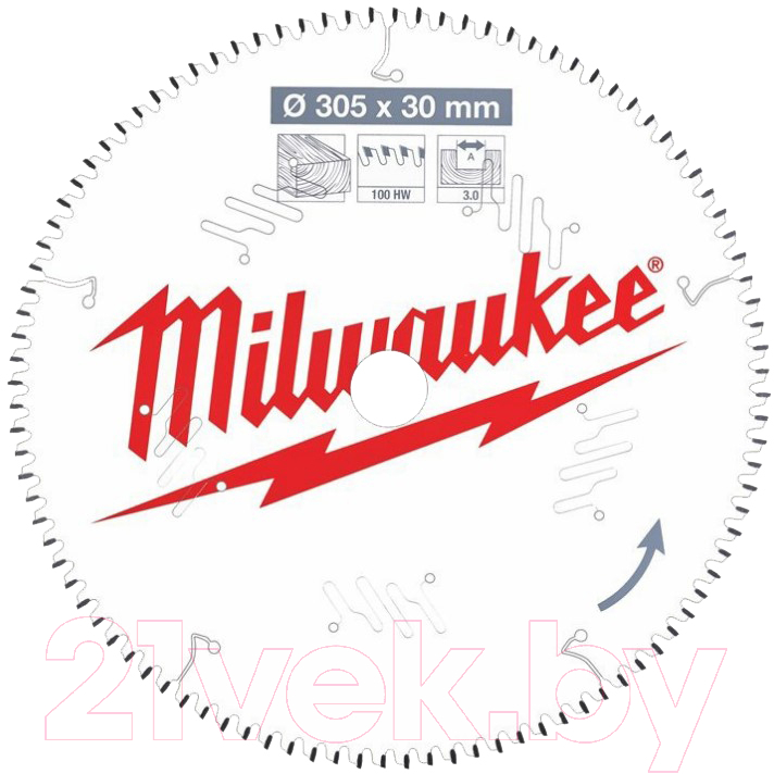 Пильный диск Milwaukee 4932471322