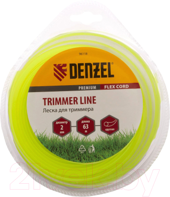 Изображение товара Леска для триммера Denzel 96118