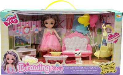 

Кукла с аксессуарами Toys, Drawing Room / K0089