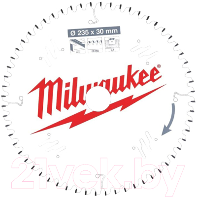 

Пильный диск Milwaukee, 4932471309