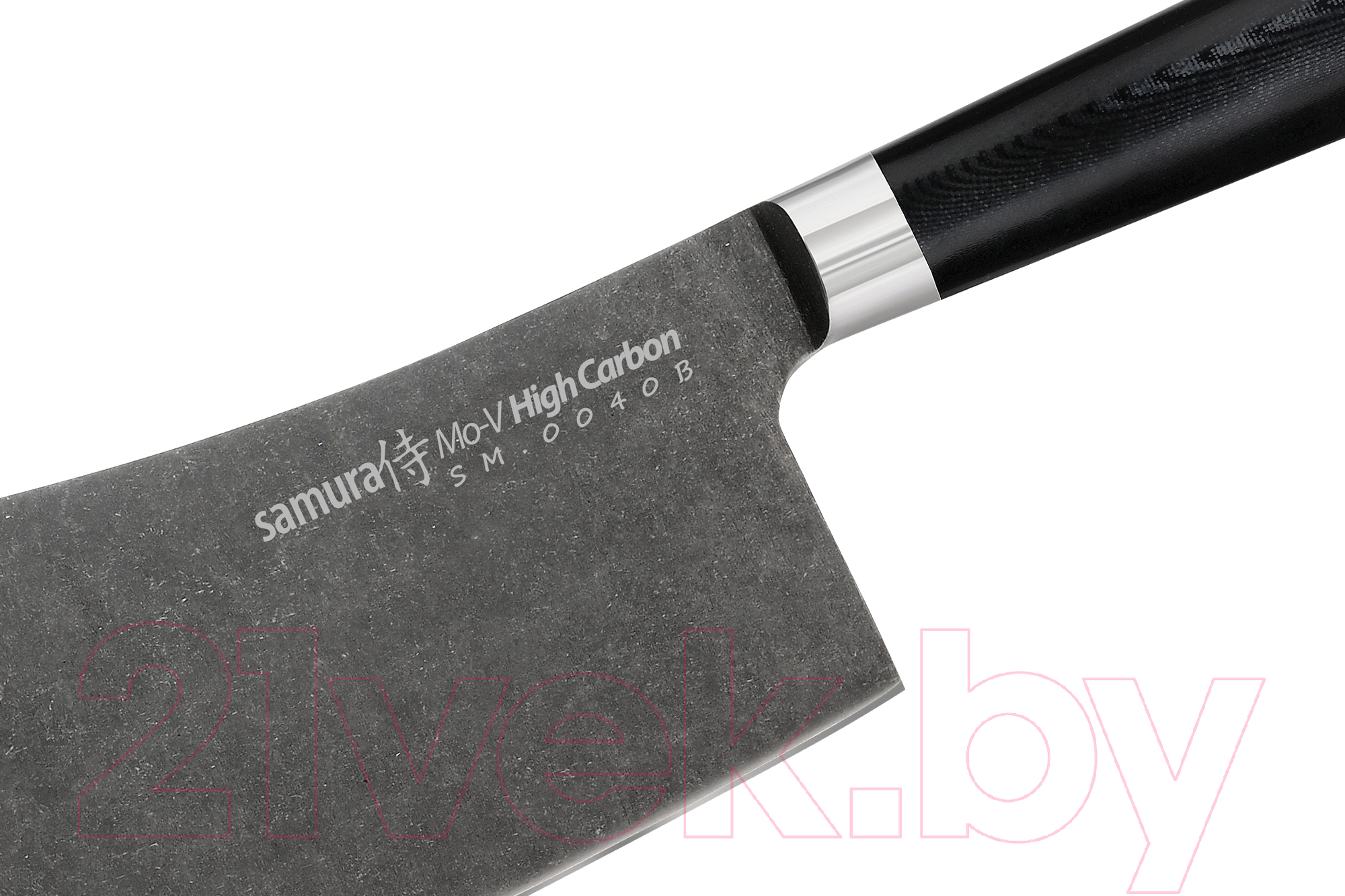 Нож-топорик Samura Mo-V Stonewash SM-0040B — фото 3