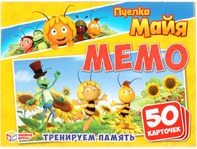 

Настольная игра Умные игры, Мемо. Пчелка Майя / 4610136737136