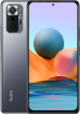 

Смартфон Xiaomi, Redmi Note 10 Pro 6GB/128GB (серый оникс)