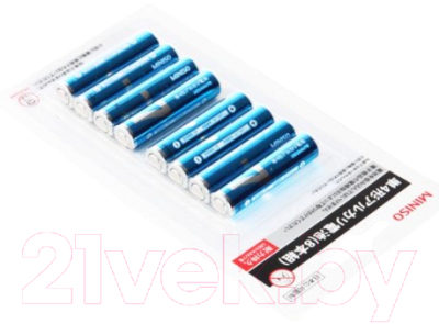 Комплект батареек Miniso AAA 9917 (8шт, синий)