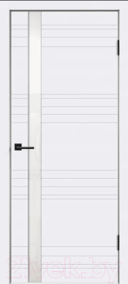 Дверь межкомнатная Velldoris Эмаль Scandi N 60x200 врезка (белый/лакобель белый)