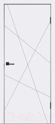 Дверь межкомнатная Velldoris Эмаль Scandi S 70x200 врезка (белый)