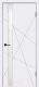 Дверь межкомнатная Velldoris Эмаль Scandi S 60x200 врезка (белый/лакобель белый) - 