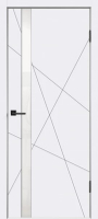 Дверь межкомнатная Velldoris Эмаль Scandi S 90x200 врезка (белый/лакобель белый) - 