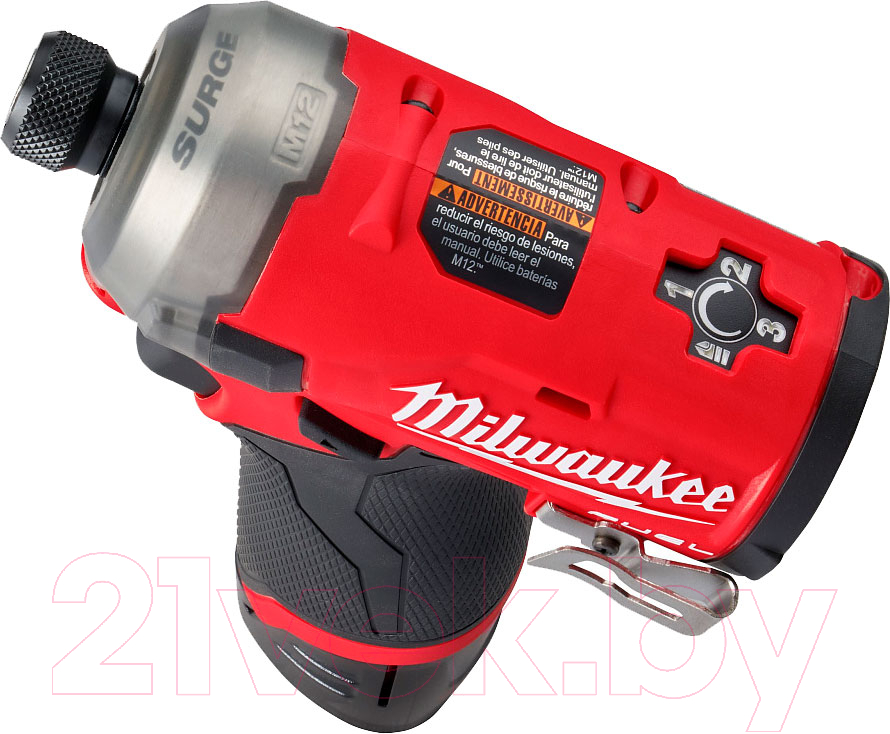 Аккумуляторный шуруповерт Milwaukee M12 FQID-202X Fuel Surge / 4933464973