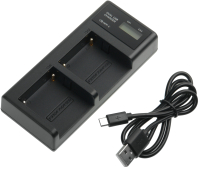 Зарядное устройство для аккумулятора для камеры GreenBean DualCharger NPF-C / 28079 - 