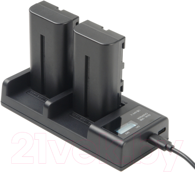 Зарядное устройство для аккумулятора для камеры GreenBean DualCharger NPF-C / 28079