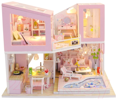 Кукольный домик Hobby Day Розовый фламинго / M915