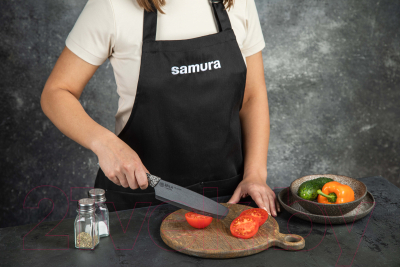 Кухонный фартук Samura SAP-01B (черный)