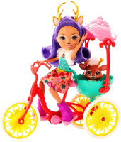 

Кукла с аксессуарами Mattel, Enchantimals Друзья на велосипеде / FJH11/GJX30