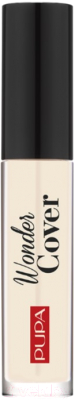 Консилер Pupa Wonder Cover Full Coverage Concealer Reflecting Effect тон 001 (4.2мл)